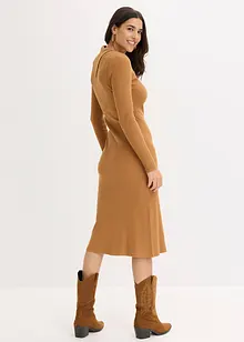 Gebreide jurk in een soepele viscosemix, bonprix