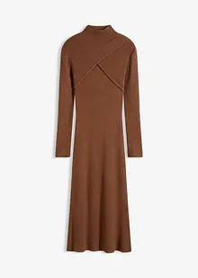 Gebreide jurk in een viscosemix, bonprix