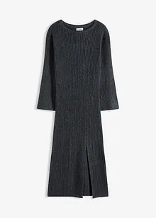 Gebreide jurk met split, bonprix