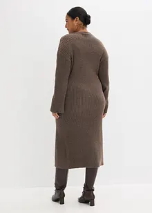 Gebreide jurk met split, bonprix