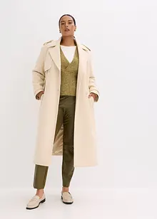 Imitatieleren broek in Punto di Roma mix, bonprix