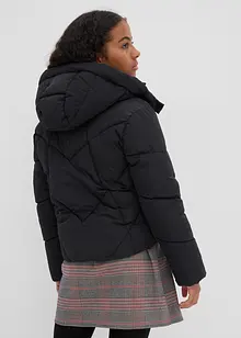 Warm gevoerde puffer jacket met capuchon, bonprix