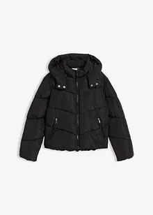 Warm gevoerde puffer jacket met capuchon, bonprix