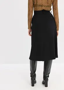 Midi rok van viscose-mix, bonprix