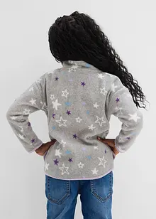 Heerlijk zacht fleece vest met contrasterende details, bonprix