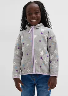 Heerlijk zacht fleece vest met contrasterende details, bonprix