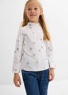 Longsleeve met elastisch biologisch katoen (set van 2), bonprix