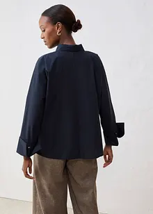 Blouse met zijde, bonprix