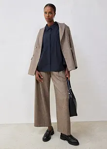 Blouse met zijde, bonprix