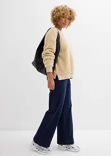 Fleece trui van teddy, bonprix