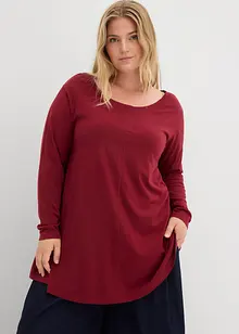 Longsleeve van een katoen/viscose-mengsel, bonprix