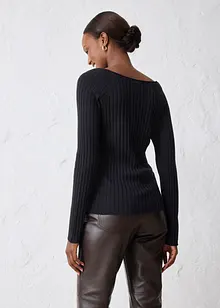 Fijn gebreide trui van merinowol, bonprix