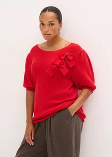 Trui met strikapplicatie, bonprix