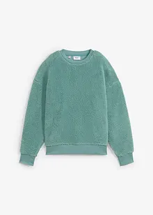 Fleece trui van teddy, bonprix