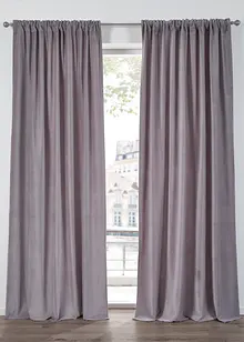 Fluwelen gordijn van biologisch katoen (1 stuk), bonprix