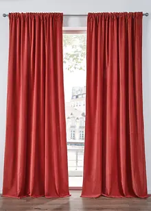 Fluwelen gordijn van biologisch katoen (1 stuk), bonprix