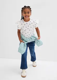 T-shirt van elastische organische katoenmix, bonprix