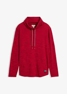 Longsleeve met sjaalkraag, bonprix