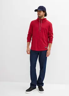 Longsleeve met sjaalkraag, bonprix