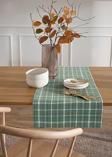 Tafelloper van biologisch katoen met een ruitmotief, bonprix