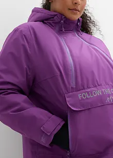 Outdoor jas met fleece voering, waterdicht, bonprix