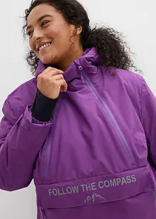 Outdoor jas met fleece voering, waterdicht, bonprix