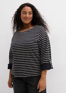 Oversized sweater van puur katoen, bonprix