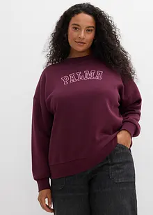 Oversized sweater van katoenmix, bonprix