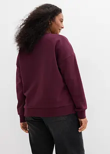 Oversized sweater van katoenmix, bonprix