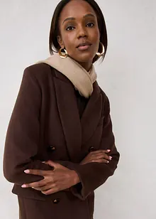 Lange blazerjas met wol, bonprix