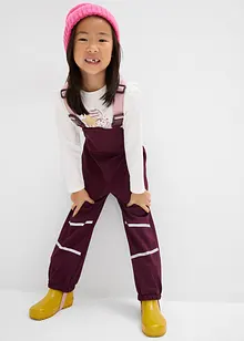 Waterafstotende thermische softshell regenbroek met bretels, bonprix