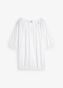 Shirt van biologisch katoen, korte mouw, bonprix