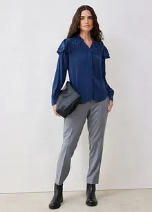 Blouse met zijde, bonprix