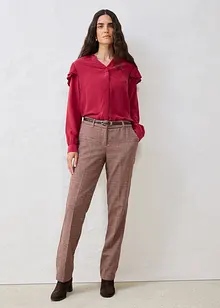 Blouse met zijde, bonprix