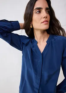 Blouse met zijde, bonprix