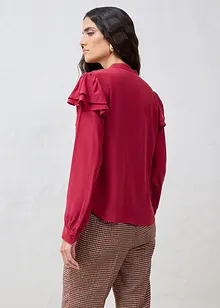 Blouse met zijde, bonprix