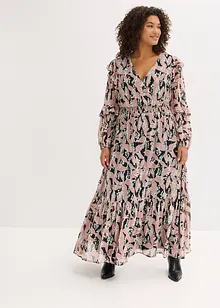 Jurk van chiffon met volants, bonprix