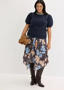 Trui met strass applicatie, bonprix