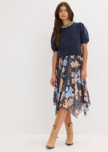 Trui met strass applicatie, bonprix