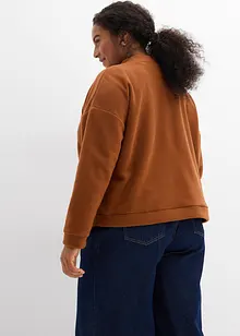 Fleece trui, bonprix