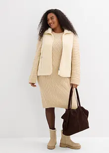 Gebreide midi jurk, bonprix