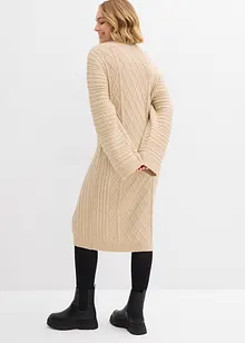 Gebreide midi jurk, bonprix