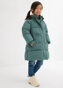 Warm gevoerde lange pufferjas met reflecterende details, bonprix