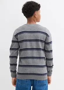 Fijngebreide trui van recyclebaar katoen, bonprix