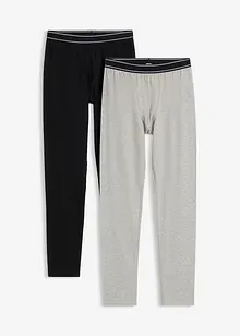 Lange onderbroek met zacht biologisch katoen (set van 2), bonprix