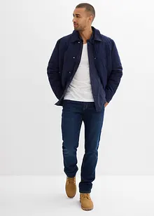 Flanellen overhemd met schouderbedekking van puur katoen, bonprix