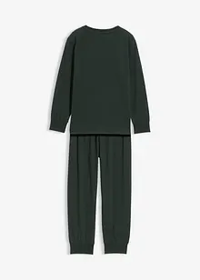 Pyjama van zacht katoen met een oplichtende print (2-dlg. set), bonprix