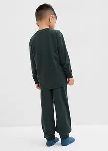 Pyjama van zacht katoen met een oplichtende print (2-dlg. set), bonprix