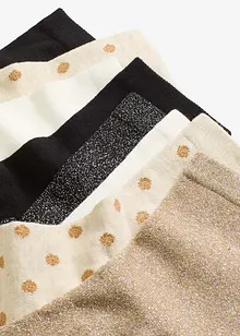 Sokken met lurex en biologisch katoen (8 paar), bonprix