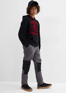 Softshell cargobroek, in de breedte verstelbaar, bonprix